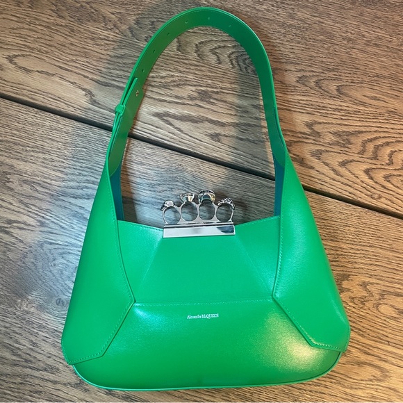 SOLD NWT McQueen  Jewelled Hobo leather shoulder bag - Picture 5 of 7